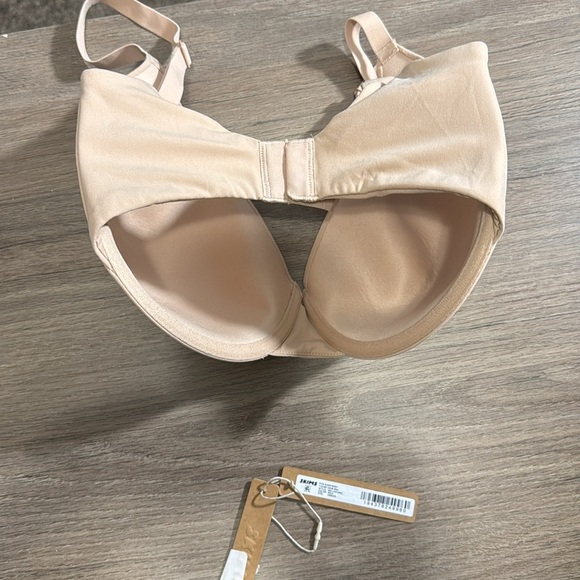 New Skims T-shirt Demi bra 32 DDDD Women's Cream Bra mica color - Picture 5 of 6